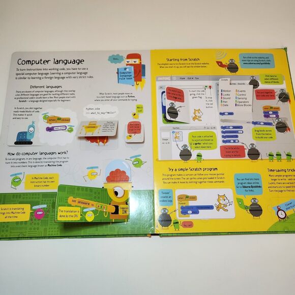 Usborne Set of 3 Computers and Coding Books Homeschooling STEM Education Scratch - Picture 3 of 8